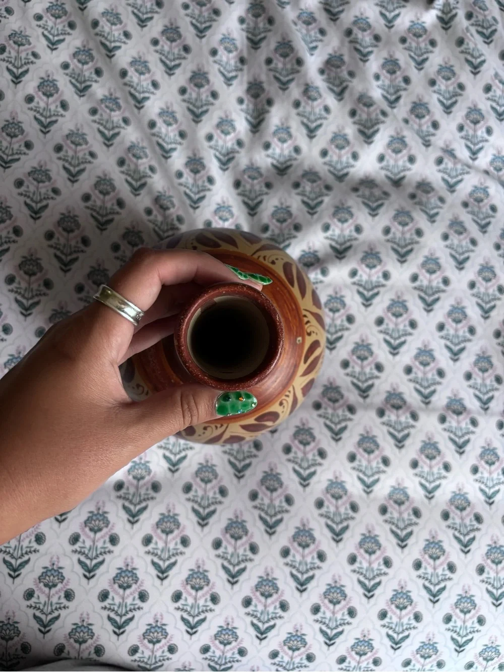 Vintage Handmade Mexican Vase